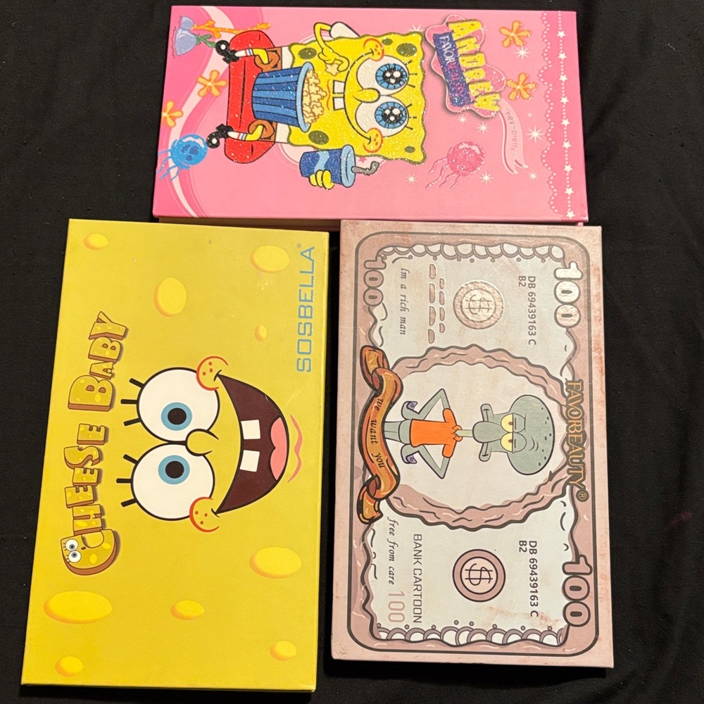 Cheese Baby Eyeshadow Palette - Bold Yellow and Pink